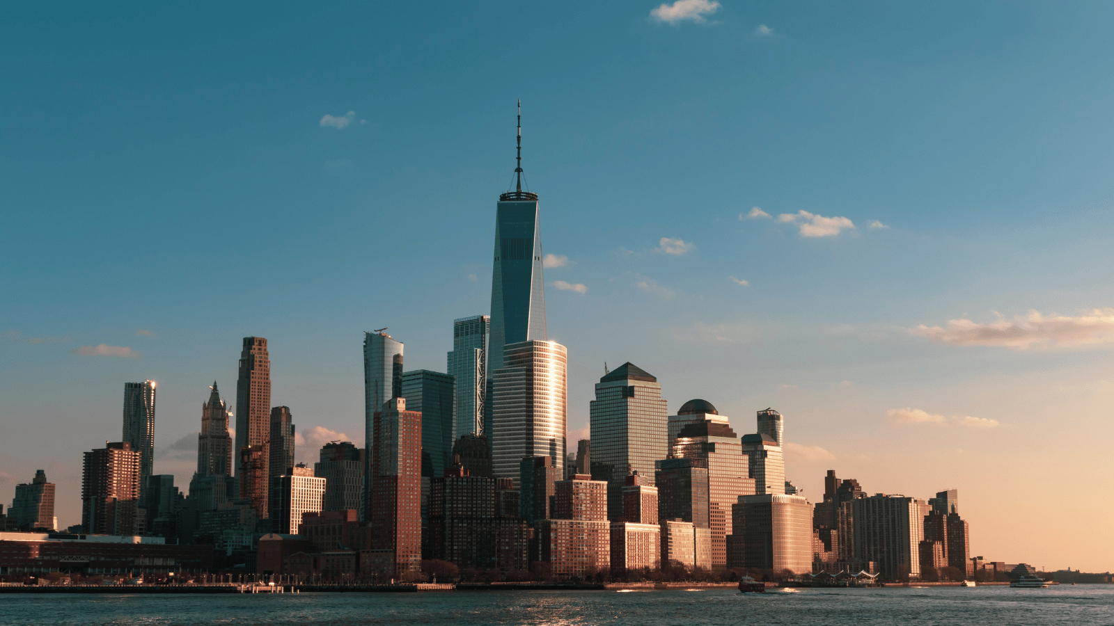Skyline of New York City.