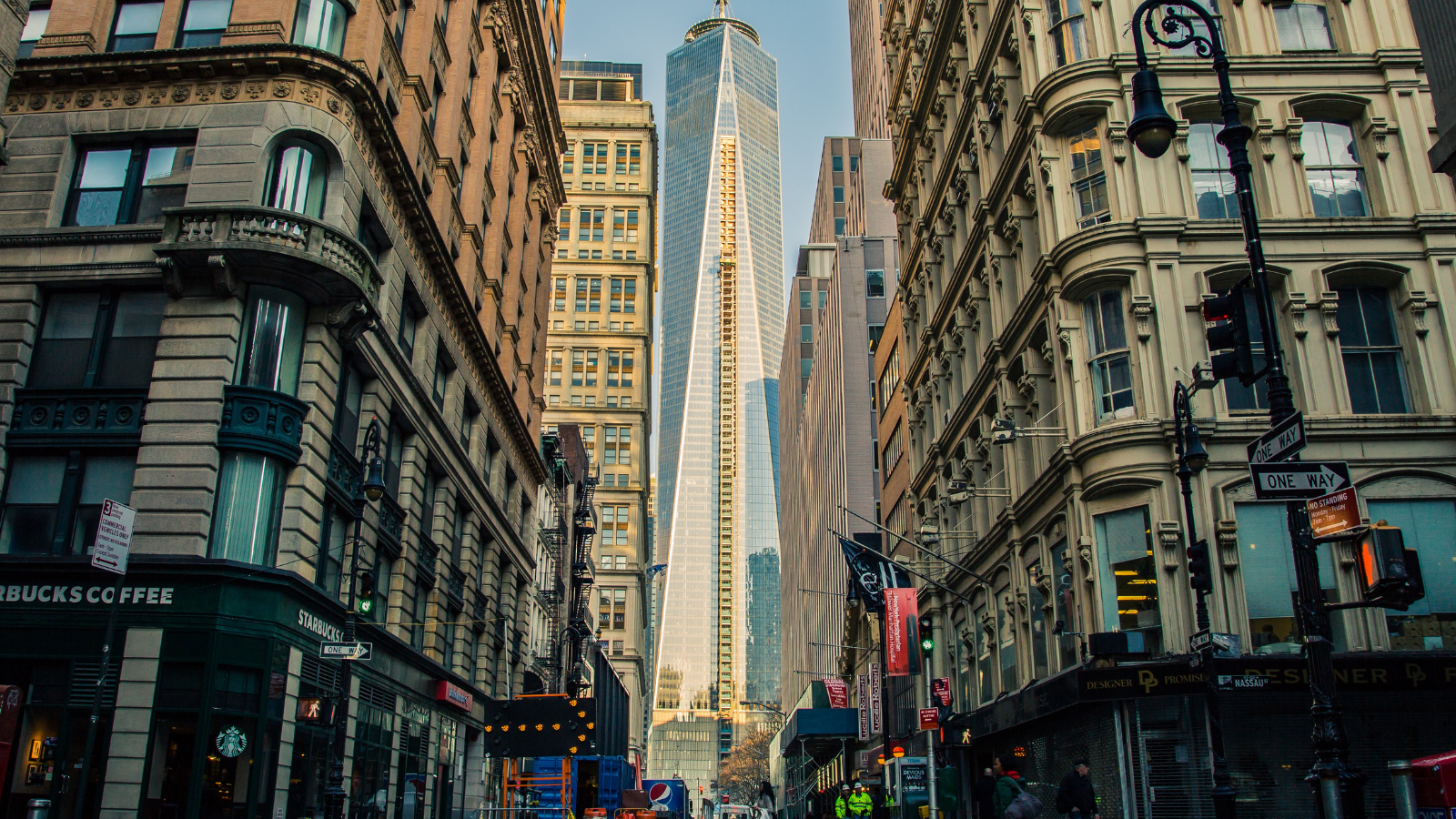Cityscape in the USA.
