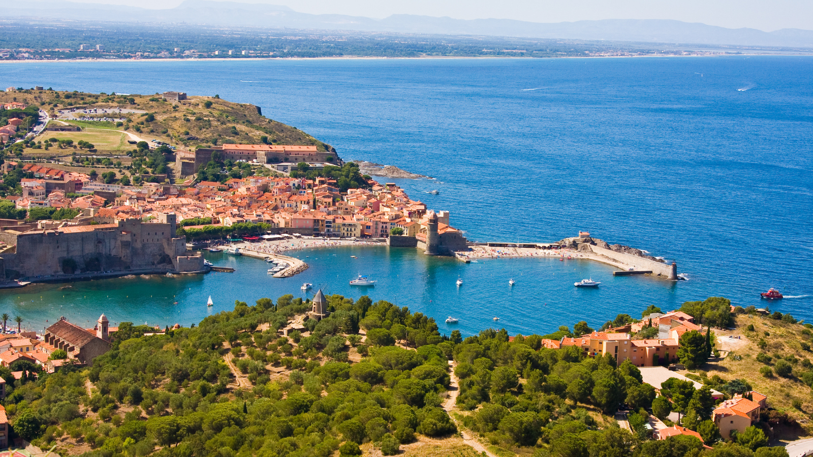Collioure Harbour on the French Catalan Coast